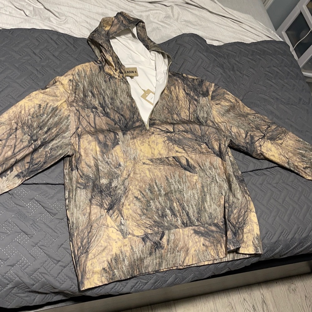 Yeezy season 4 throw over hoodie